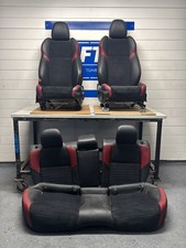 2015-2021 Subaru Wrx Sti Oem Factory Red Alcantara Seats Set Complete Front Rear