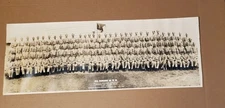 7085----WWII 45th Ordnance Co panoramic -- 1941 Camp Rodman Aberdeen MD