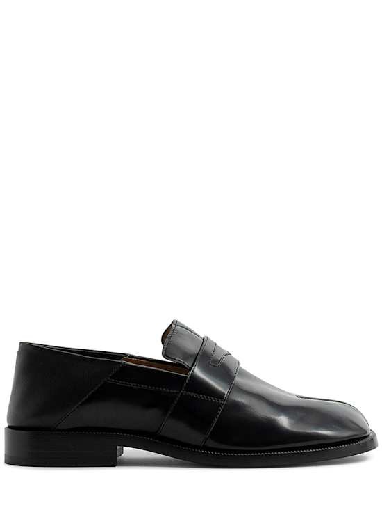 Maison Margiela - Men - Leather loafers with detailing - Black 233090₽
