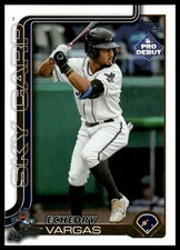 2025 Topps Pro Debut #PD-155 Echedry Vargas Beloit Sky Carp NM+