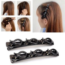 Multilayer Hollow Braid Hair Band with Small Bangs Clip for Fashion and Style