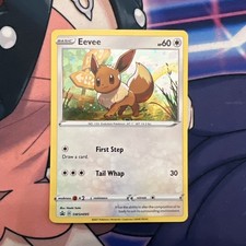 Pokémon TCG Eevee SWSH095 Black Star Promo Cosmos Holo carta rara ottime condizioni