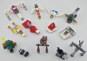 LEGO 2011 Star Wars Advent Calendar 7958 Lot of 13 Mini Ships & Micro Builds!!