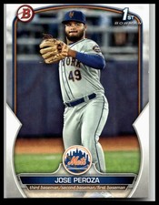 2023 Bowman #BP-149 Jose Peroza 1st Bowman New York Mets