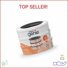 Diaper Genie Bags Refills 270 Count Pack of 3 Clean Laundry Scent Diaper Pai