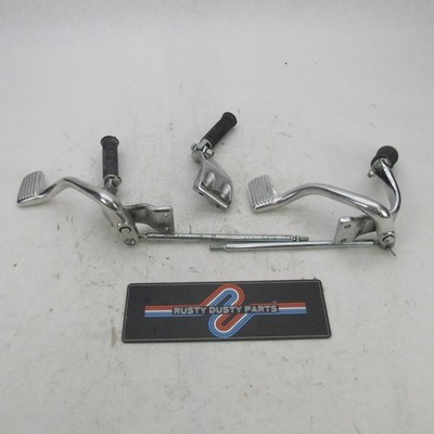 Harley Davidson OEM Chrome Mid Control Footpegs Kit 91-05 DYNA 33693-03 42447-96