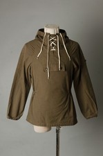 VTG 50 60S cotton Ski Euro Lace Up Anorak Pullover Parka Jacket