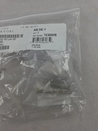 Top Knobs TK3000HB. Ellis 1 1/4" Length Mushroom Knob - Picture 2 of 2