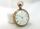 Antique Waltham Pocket Watch- Sterling Grade Movement - 7 Jewel - c. 1886