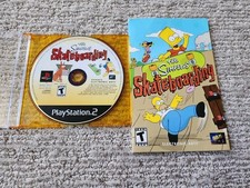 The Simpsons Skateboarding PS2 PlayStation 2 Disc & Manual, Nice Shape!