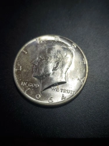 1964 50C Kennedy Half Dollar 90 % Silver MS Nice!!!! Denver