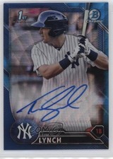 2016 Bowman Draft Chrome Pick Blue Wave Refractor 61/150 Tim Lynch Auto lb9