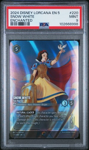 Snow White - Fair-Hearted graded PSA 9 for sale on eBay