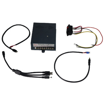4-in-1 Arcade Power Kit for Raspberry Pi (5V USB-C / 3x 12V) | MAME & Cabinet Bu
