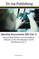 Steven Parker | Identity Documents Bill Vol. 3 | Taschenbuch | Englisch (2013)