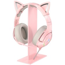 SIMGAL Pink Headphones Stand, Universal Gaming Headset Holder Hanger