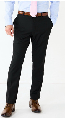 Size SL -Men's Apt9 Premier Flex Knit Slim-Fit Suit Pants Black Stretch Washable