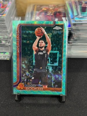 2025-26 Topps Chrome Update Devin Booker Aqua Wave Refractor /199