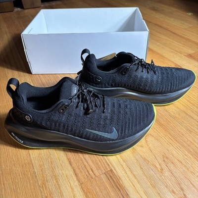 Nike Women's ReactX Infinity Run 4 Size 7 Black/ Neon Yellow DX5049-001 New