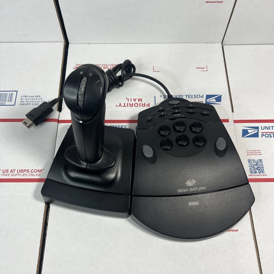 Nr COMO NUEVO - Controlador Joystick Sega Saturn Mission Stick MK-80104 - ENVÍO EL MISMO DÍA Foto 2 de 4