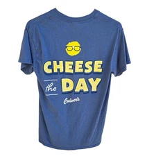 Culvers Curd Nerd T-shirt Blue Cheese the Day Gildan Ultra Cotton Size Small 