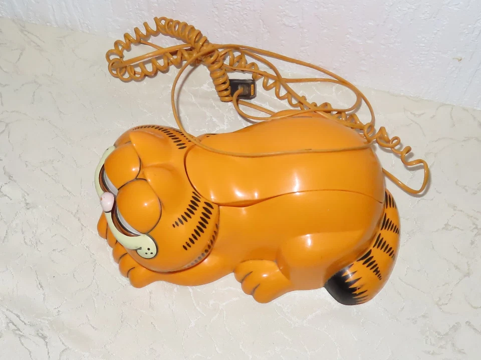 Téléphone Vintage Garfield Tyco Rétro Culture Rareté ! - Photo 3/4
