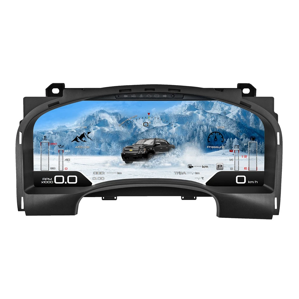 Cuadro de instrumentos medidor de actualización LCD de 15" para GMC Yukon Chevrolet Silverado 07-13 Foto 4 de 4