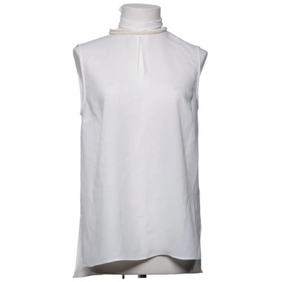 Pinko, Top, Größe: 36, Weiß, Polyester, Einfarbig, Damen #MoA