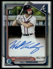 2024 Bowman #CPA-CP Chandler Pollard Chrome Prospect Autographs Refractors #/499