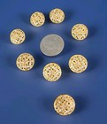 8 Matching Gold Tone Rhinestone Accented Shank Buttons — photo 4