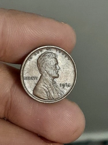 1914- P Lincoln Wheat Cent AU-UNC