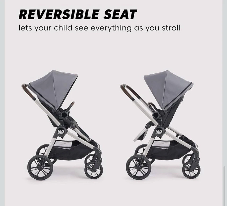 Nuevo Cochecito Individual Baby Jogger City Sights Pizarra Oscura, Compacto Plegable Viaje Nuevo Foto 3 de 4