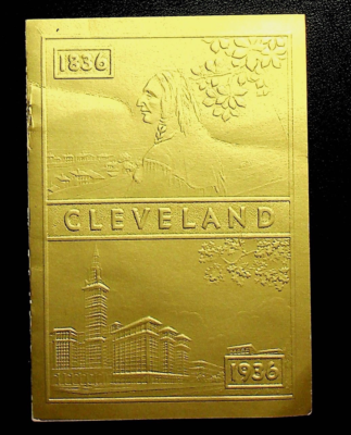 #ad 1936 GREAT LAKES EXPOSITION CLEVELAND GOLDEN BOOK BOOKLET LL 60 $20.00