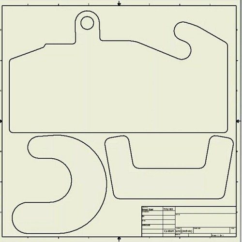 CNC DXF Feile (JRB 416 Serie gerade) Lader Schnellbefestigungsrohlinge 544k 624k EMAIL - Bild 2 von 3