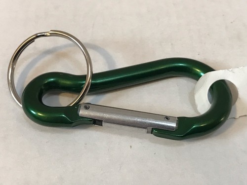 OMEGA PACIFIC 2 1/2" MINI PEAR CARABINER KEY CHAIN / RING CHOOSE COLOUR NEW - Picture 8 of 14