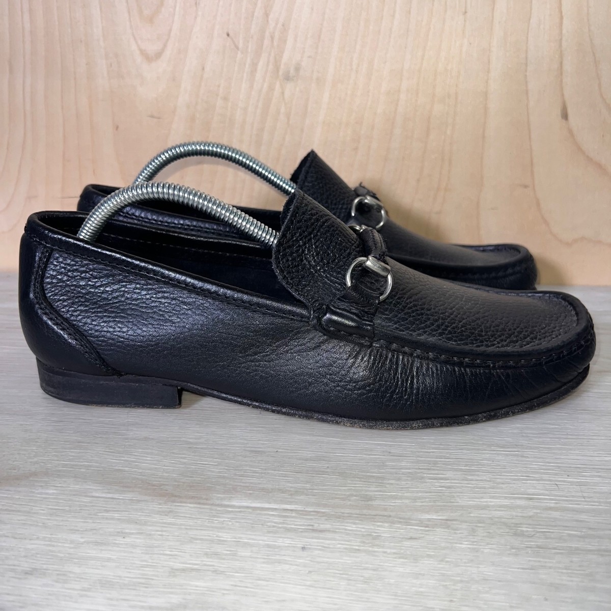 Sandrine by Sandro Moscoloni Sorrento Leather Loafers Black  display picture 3
