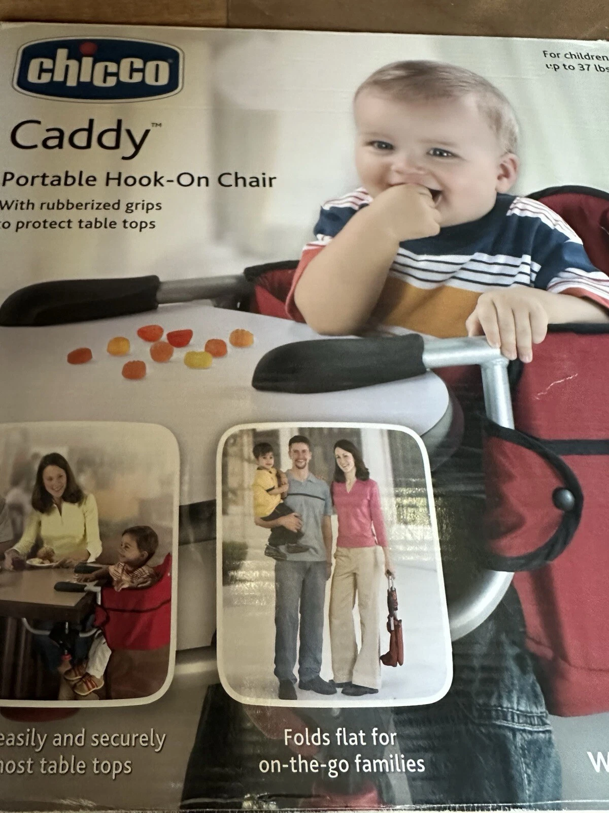 Chicco Caddy Hook-On Chair, Portable High Chair for Babies and Toddlers