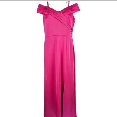 ALEXA B Nites Off Shoulder Wrap Front Maxi Dress | eBay