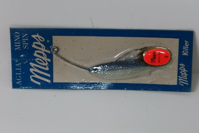 VINTAGE MADE IN FRANCE AGLIA  #2 Brass MEPPS MINNOW SPINNER OLD STOCK!
