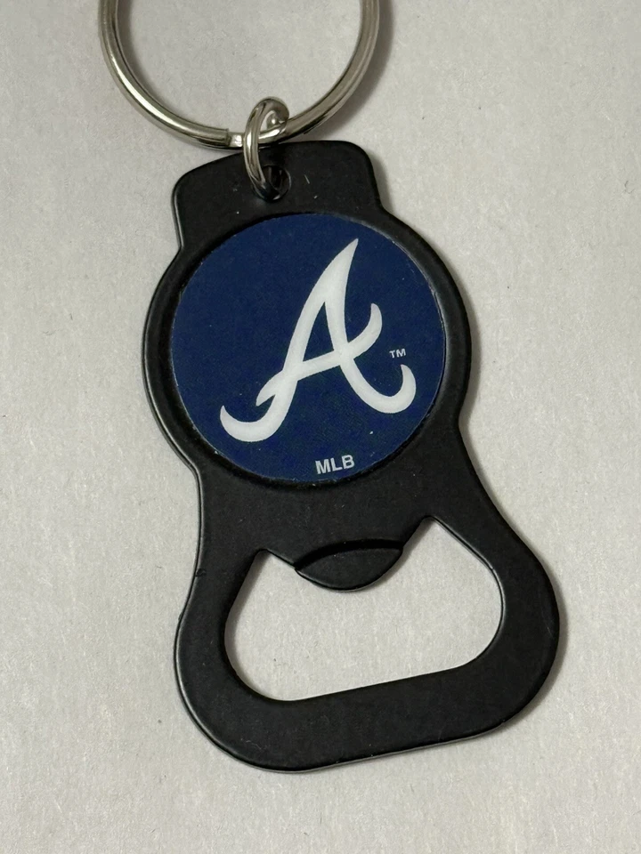 NEW Atlanta Braves Key Ring Keychain Bottle Opener Officially Licensed MLB Metal - Image 3 of 4