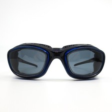 Honeywell uvex safety glasses SW09 Z94.3-07 Blue black plastic goggles 56-21