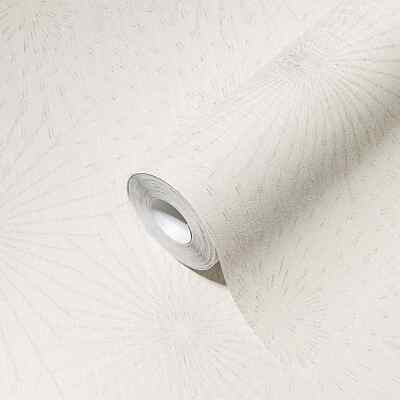 Vliestapete 38818-4 Kreise Abstrakt Weiß Silber A.S. Creation (3,25 /1qm)