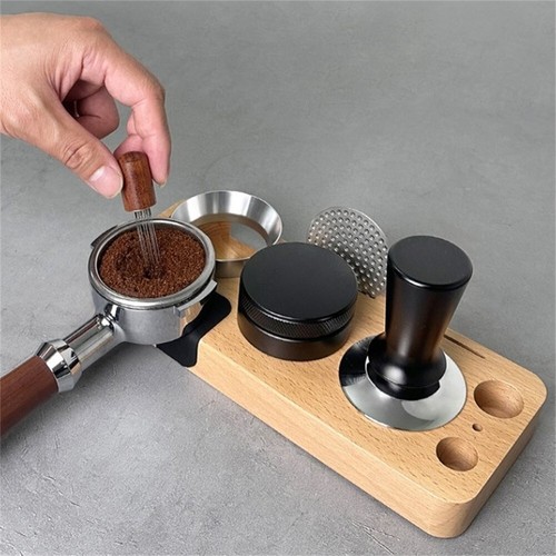 Porte-filtre à Café En Bois Massif – Avec Couvercle – Range Jusqu’à 100 Filtres – Style Rustique Pour Comptoir - 3