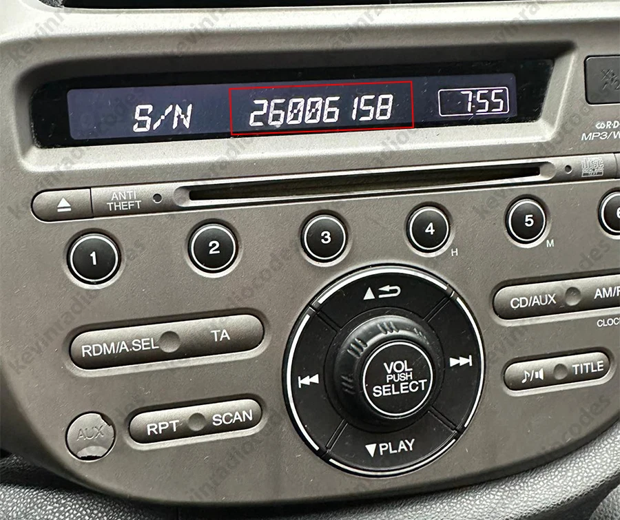 ✅HONDA RADIO CODICE DI SBLOCCO ACCORD CIVIC CR-V FR-V HR-V JAZZ PRELUDE ZR-V✅ - Immagine 2 di 4