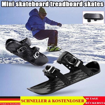 Winter Mini Ski Skates für Winterschuhe,kurze Skier Snowskates Erwachsene Unisex
