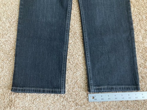 Wrangler Athletic Youth Boys Blue Straight Denim Jeans Size 16 Husky 30x28 - NWT - Picture 2 of 12
