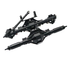 KYX Metal Axial SCX10 II Complete Front & Rear Axle w/ Axle Mounted Servo Mount