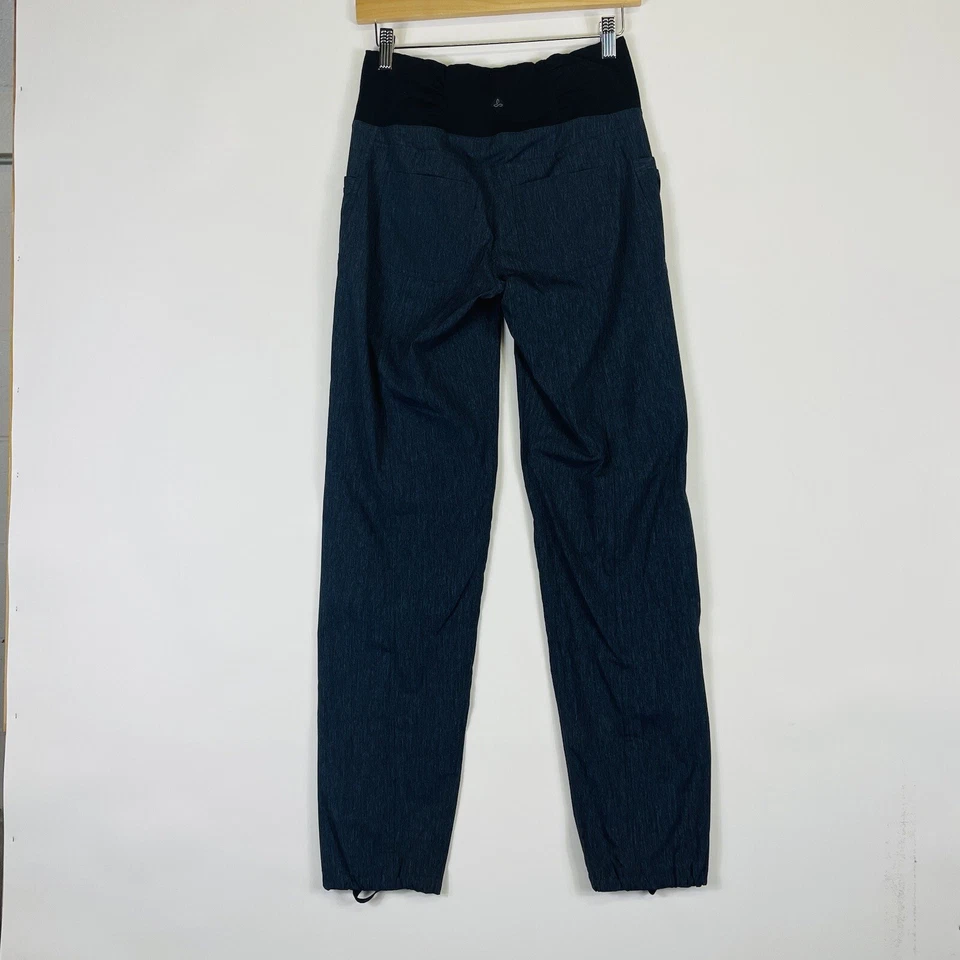 Prana Maternidad Cambray Denim Look Elástico Top Panel Pantalones Leggings Mujer XS Foto 4 de 4