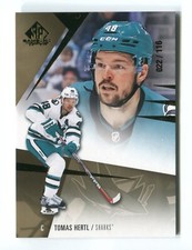 2023-24 SP Game Used #75 TOMAS HERTL Gold /116 San Jose Sharks