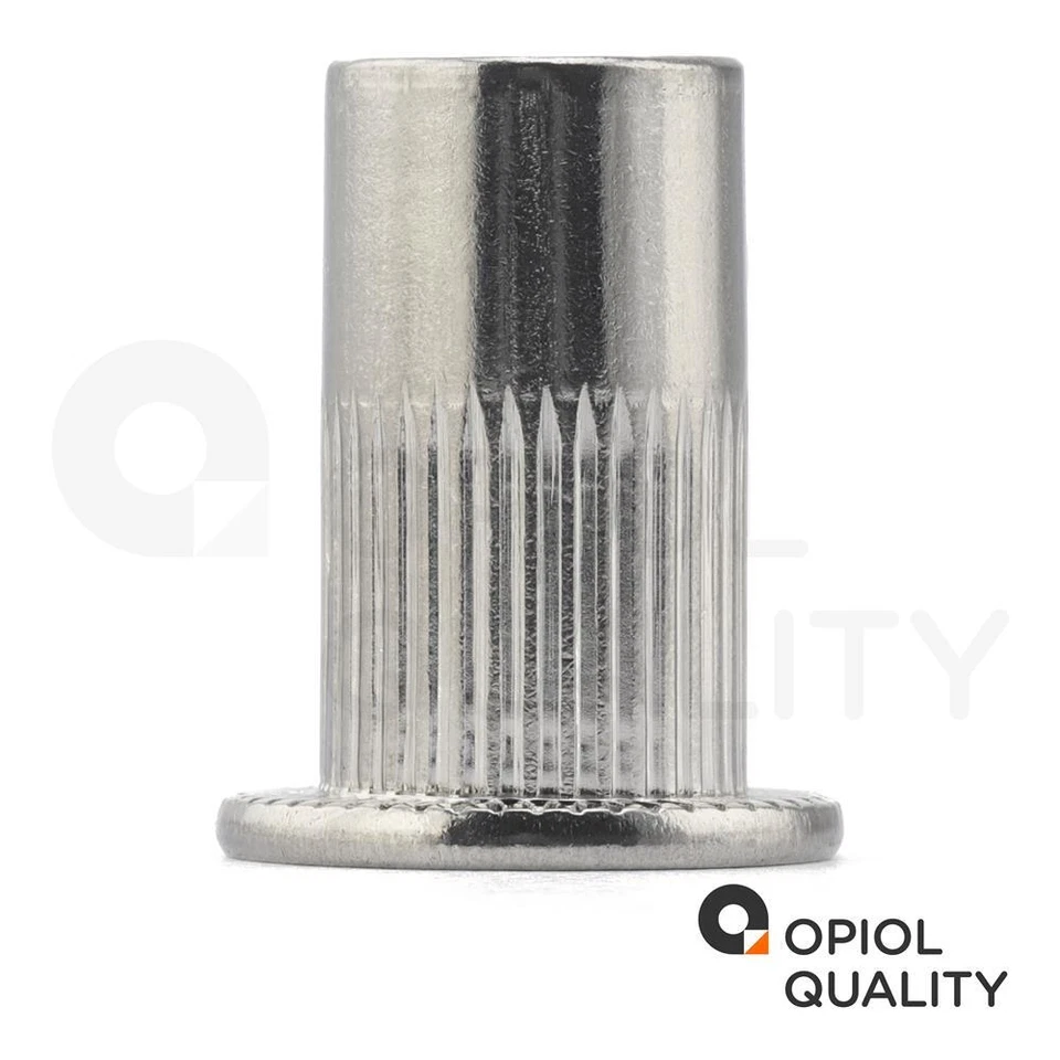 Nietmuttern Blindnietmuttern Flachkopf Einnietmuttern Gewindenieten V2A M3 - M12 - Bild 4 von 4